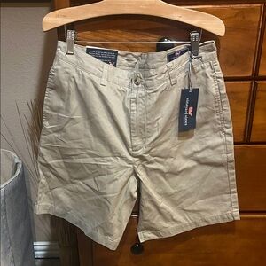 Vineyard Vines Men's Khaki Flat Front Shorts